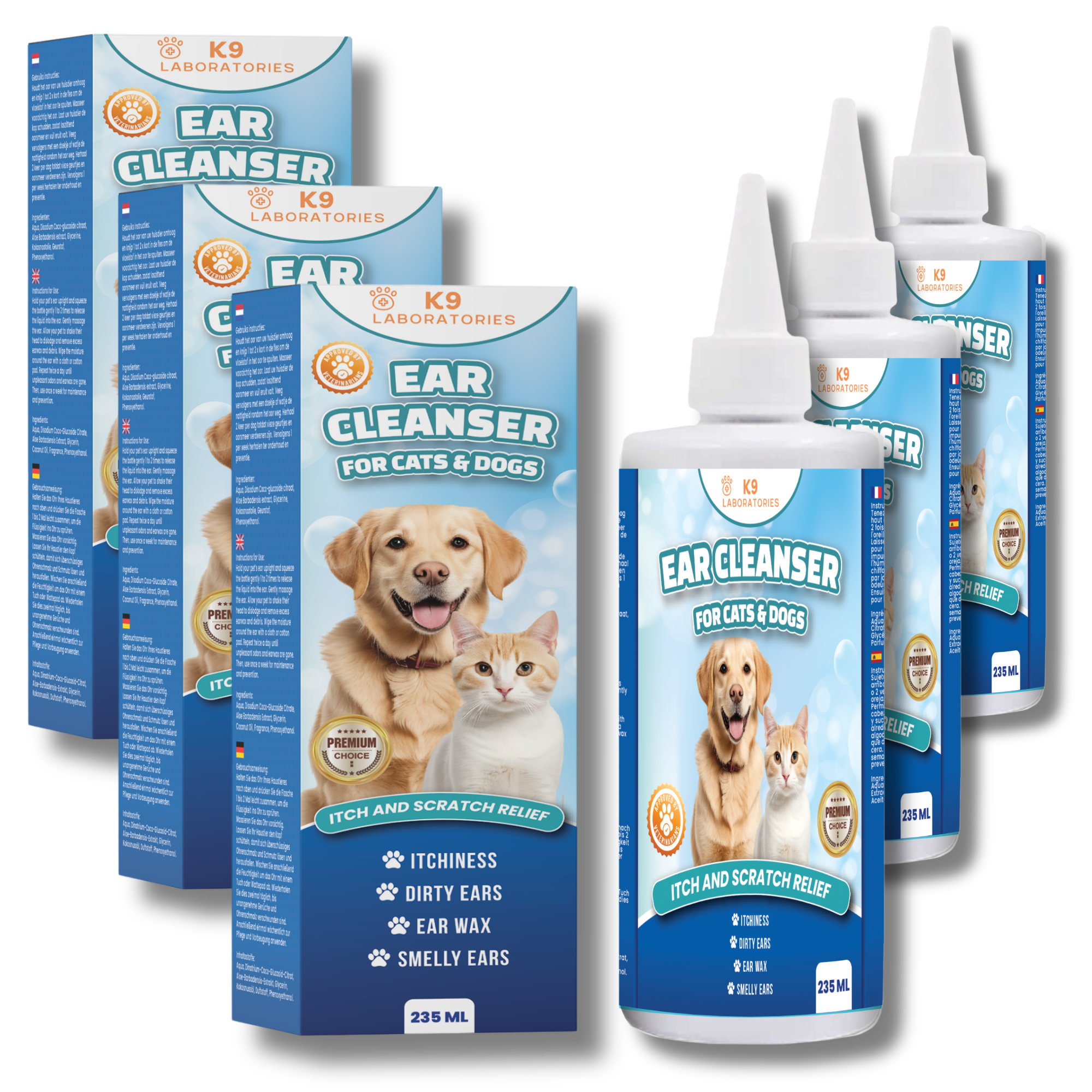 Ohrenreiniger set aus 3